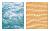 Картина на холсте (канвас) 40х50см комплект из 2-х частей Вода/Песок 000000000001214944