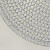 Салфетка сервировочная 38см LUCKY круглая блестящая серебро полиэстер 000000000001208019