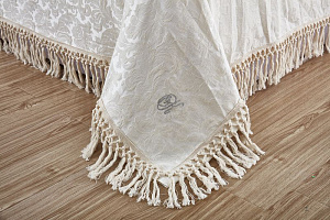 Набор ЕВРО Сантини (Цвет-Бежевый)Покрывало:240х260см(1шт),Наволочки:50х70см(2шт).80%Хлопок/20%Бамбук.SR56-212-2.4. 000000000001200045