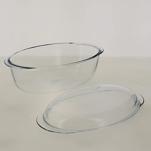 Утятница 3л + крышка 1л PYREX овальная 000000000001111880