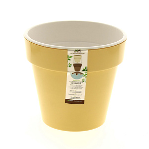 Кашпо/вставка Порто 2,4л D17,5 H16 кремовый 000000000001185592