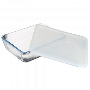 Форма для запекания 22x17x6см 1,5л PYREX COOK&STORE прямоугольная крышка стекло 000000000001105270