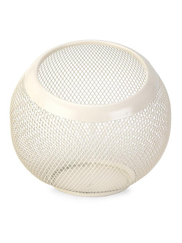 Ваза для фруктов 22х20х14,5см белый железо 000000000001227947