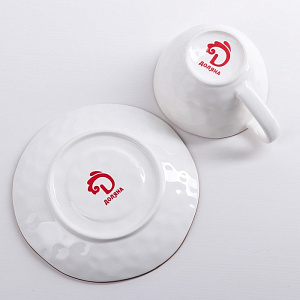 Пара чайная 250мл/16см ДОЛЯНА Нептун керамика 000000000001210603