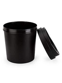 Контейнер для мусора КАПУЧИНО 8л черный пластик_ST 000000000001228753