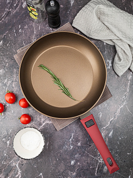 Сковорода 24см SWEET HOME Фиеста антипригарное покрытие съемная ручка алюминий 000000000001182464