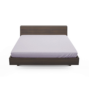 Простыня на резинке 180х200х25см LUCKY лавандовый поплин хлопок 100% 000000000001221063