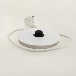 Чайник электрический 1,8л NATIONAL NK-KE18301 мощность 2200Вт. LED подсветка. Фильтр от накипи. Отключение при закипании/отсутствии воды. Белый.Стекло 000000000001201116