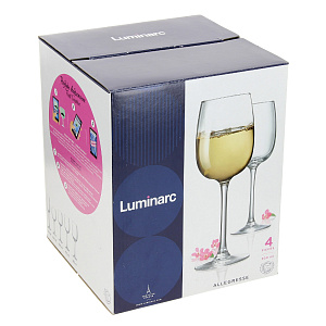 АЛЛЕГРЕС Набор бокалов для вина 4шт 300мл LUMINARC стекло N5331/P8863 000000000001170303