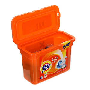 Жидкий стиральный порошок в растворимых капсулах Альпийская свежесть Tide P&G, 25.2г, 25 шт. 000000000001124603