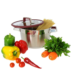 Кастрюля с крышкой Калипсо Matissa, 4.5л, нержавеющая сталь 000000000001116929