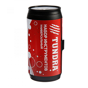 Набор инструментов 13 предметов TUNDRA Банка подарочный пластиковый кейс металл 000000000001211074