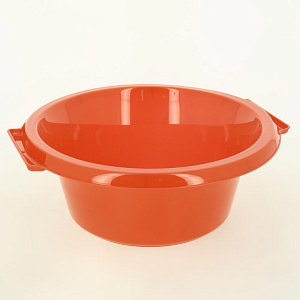 Таз 5л ШЕФ ПОЛИМЕР круглый с ручками. Прочный. При нагрузках не деформируется. Пригоден для пищевых продуктов. Красный. Полипропилен 000000000001209407