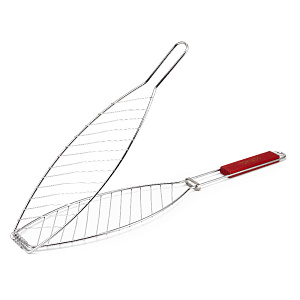 Решетка для гриля 16х37х64см длина ручки 27см сталь с оцинкованным покрытием 000000000001218536