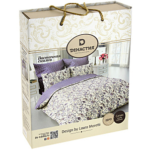 Комплект постельного белья евро DE'NASTIA Восточная сказка сатин 50x70см-2шт new C010693 000000000001176389