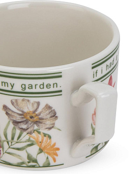 Пара чайная 220мл Flowers фарфор 000000000001230461