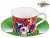 Чайная пара чашка фарфор 200мл/блюдце Павлин подарочная упаковка Маркиза Balsford 122-29004 000000000001197851