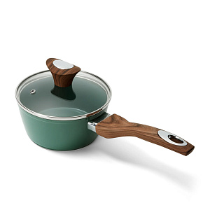 Ковш с крышкой 1,4л 16см PHANTOM CHEF ручки soft touch индукция green 000000000001221204