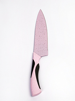 Шеф нож 20см, розовый, нержавеющая сталь, R010630 000000000001196196