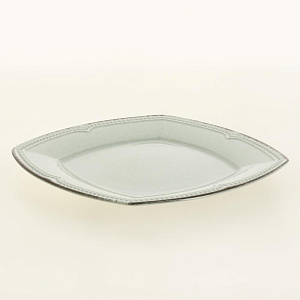 Тарелка обеденная 26см DE'NASTIA DONNA зеленый фарфор 000000000001209935