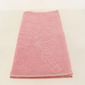 Полотенце 50х90см ДМ Романс махровое плотность 330гр/м розовый 100% хлопок ПЛ2601-04353,12-1708 000000000001198639
