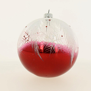 Декоративное украшение 10см Шар 5 БИРЮСИНКА Лоза стекло 000000000001191690