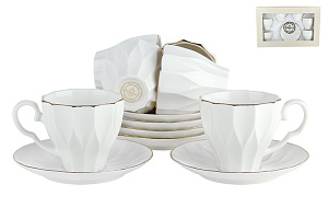 Набор кофейный 6/12 110мл Каприз фарфор new bone QY16021 000000000001166727