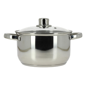 Кастрюля VITA со стеклянной крышкой, 20х11.5 см, 3.4л 000000000001153958