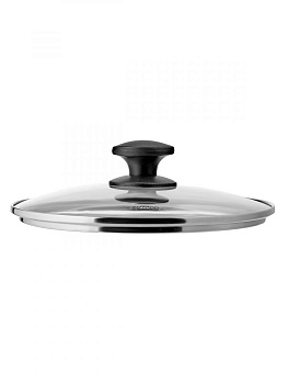 Крышка стеклянная с ободком из нержавеющей стали с пароотводом, бакелитовая ручка 26 см Tradicia Esprado TR4B260E110 000000000001195870