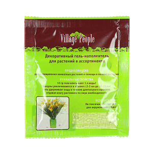 Декоративный наполнитель для растений Village people, прозрачный, 10гр 000000000001144897