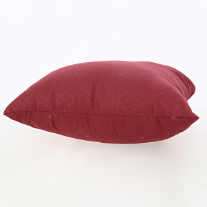 Подушка декоративная 40х40см MOONBERRY без канта бордовая наполнитель холлофайбер покрытие микрофибра 000000000001212152