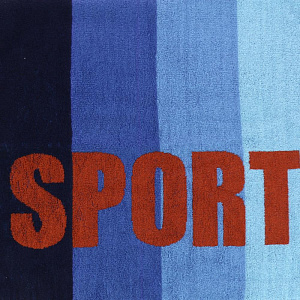 Полотенце 50х90см CLEANELLY Спорт махровое Плотность 420гр пестроткань 100% хлопок 000000000001206891