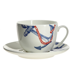 Чайная пара Соната Океан Кубаньфарфор 000000000001172252