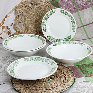 Мелкая тарелка Кубаньфарфор, 20 см 000000000001005624