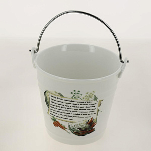 Салатник-ведерко 15х13,9х14,3см LARANGE Квашеная капуста фарфор 000000000001079656