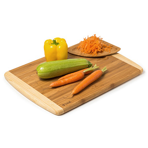 Доска разделочная 31х2,5х46см TALLER со съемным лотком дерево 000000000001009804