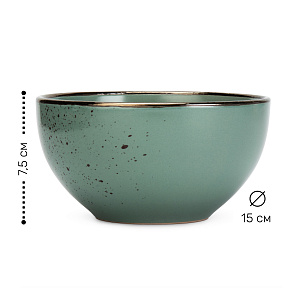 Набор столовой посуды 16 предметов малахит глянец керамика 000000000001219907