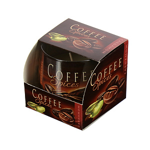 Ароматизированная свеча в стакане Кофе спайс Bartek, 80?75 см 000000000001144969