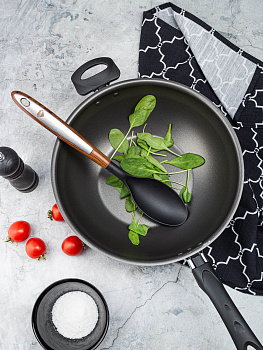 Сковорода Вок 28х8см ПОСУДА ЦЕНТР бакелитовая ручка бордо алюминий 000000000001176488