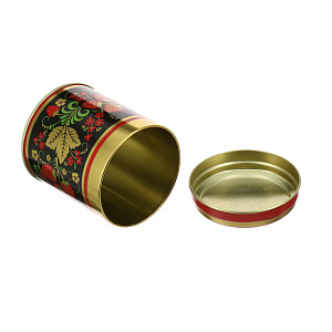 Жестяная банка Хохлома Клубника 000000000001102851