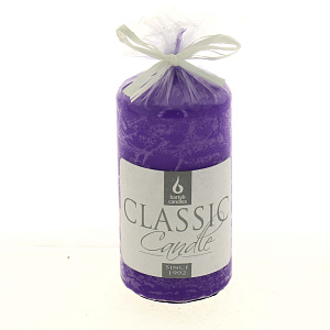 Свеча колонна 70*150 фиолетовая 000000000001179057