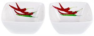 Набор салатников 2шт 10см фарфор Перец подарочная упаковка Party Time GUTERWAHL 102-01019 000000000001197785