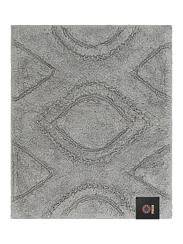 Коврик универсальный 50x60см DE'NASTIA рюши серый хлопок 000000000001219589