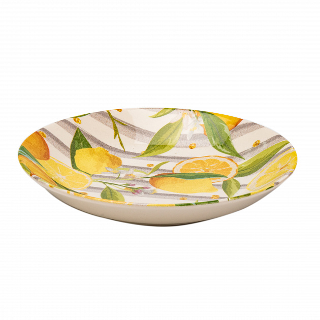 Тарелка суповая D20,5см 320мл LUCKY Лимоны керамика 000000000001208771