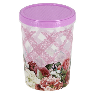 Банка с крышкой, 1.6л, пластик 000000000001138097