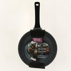 Сковорода 24см TALLER Элемент бакелитовая ручка Soft-touch алюминий 000000000001202993
