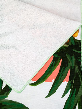 Полотенце пляжное 70х140см Ананасы микрофибра полиэстер 000000000001227515