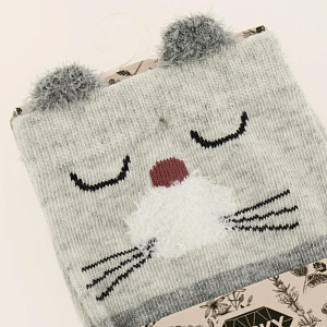 Носки женские р.36-39/23-25 LUCKY дизайн1 высокие мордочки животных 72%хлопок/26%полиэстер 000000000001187744