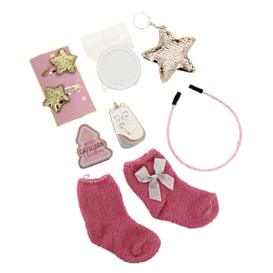Набор подарочный KAFTAN "CatiCorn" носки 18-20см и аксессуары 4678893 000000000001202328