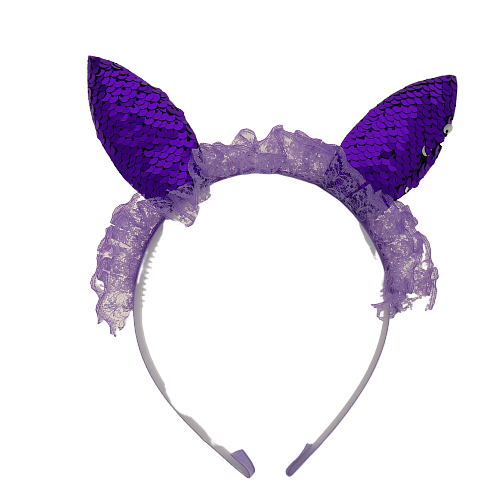 Маскарадный ободок Фиолетовый (полиэстер, ПВХ) / 19х1х19см арт.78180 000000000001179764